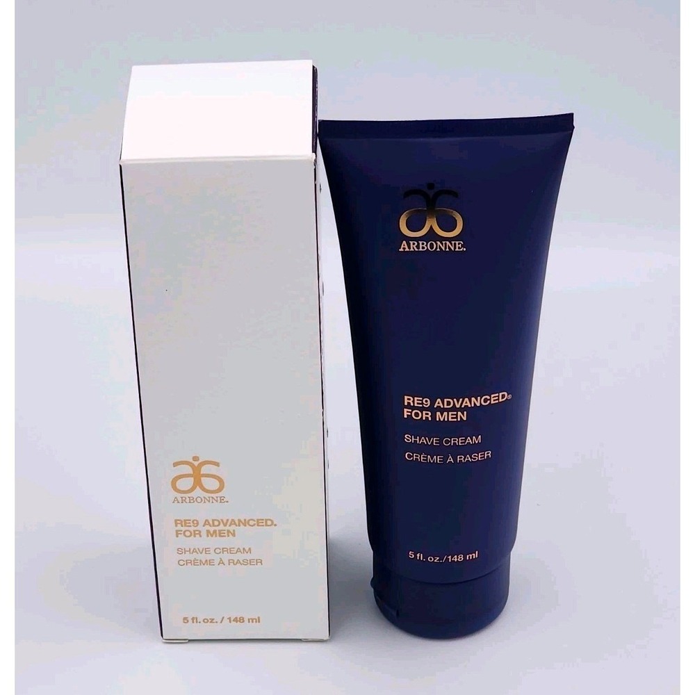Arbonne RE9 Advanced for Men Shave Cream 5 fl oz/148 ml New In Box Sealed